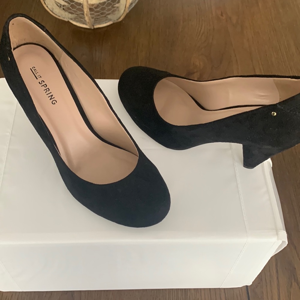 Black heels